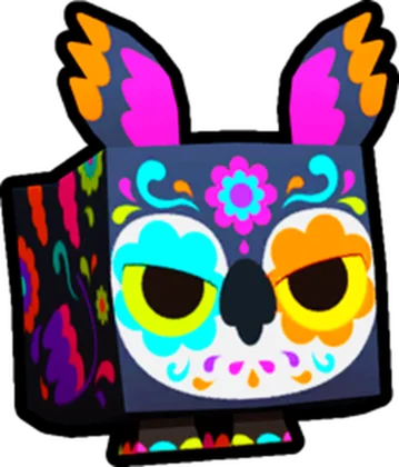 Sugar Skull Owl artwork