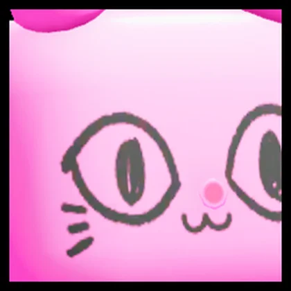 Huge Pink Balloon Cat artwork