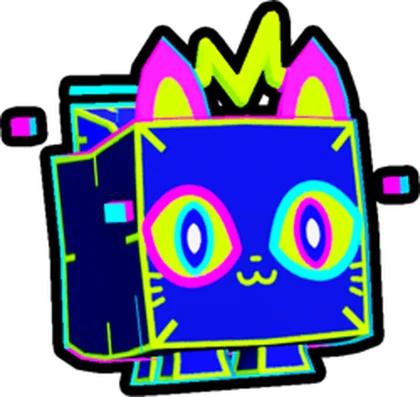Holographic Cat artwork