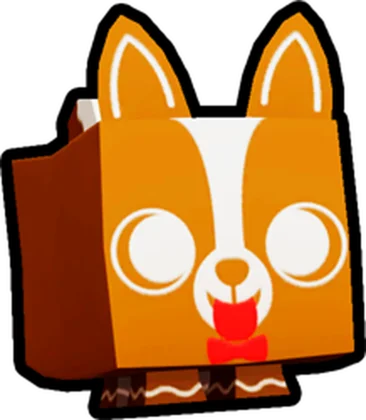 Gingerbread Corgi artwork
