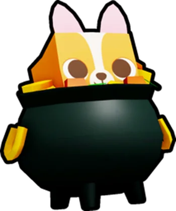 Pot of Gold Corgi artwork