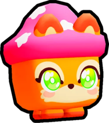Kawaii Mushroom Fox artwork