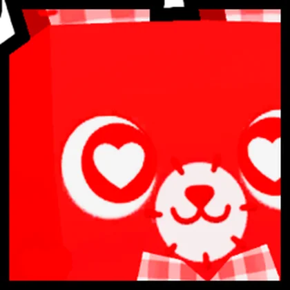 Huge Valentine's Bear artwork