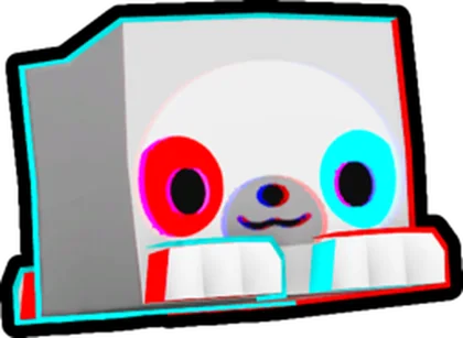Anaglyph Sloth artwork