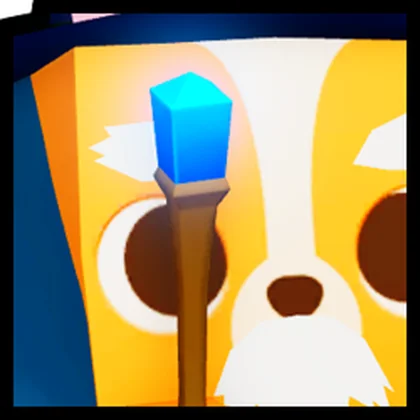 Huge Old Wizard Corgi artwork
