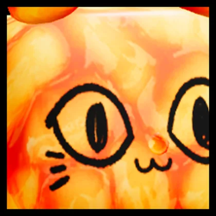Huge Beans Balloon Cat artwork