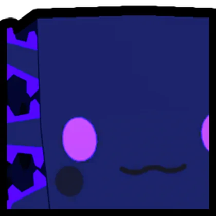 Huge Midnight Axolotl artwork