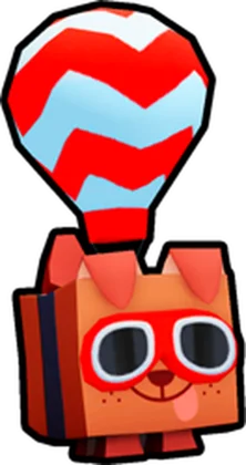 Hot Air Balloon Dog artwork