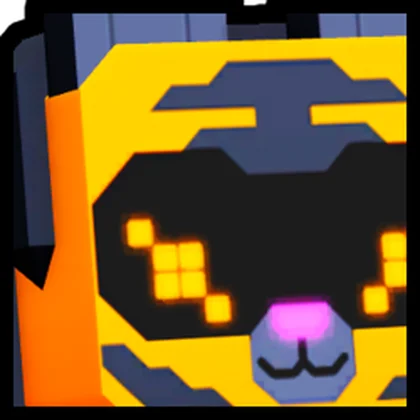 Huge Hi-Tech Tiger artwork