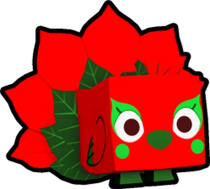 Poinsettia Peacock artwork