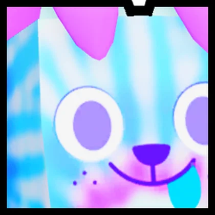 Huge Tiedye Dog artwork