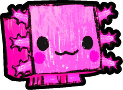 Doodle Axolotl artwork