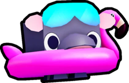 Flamingo Hippo artwork