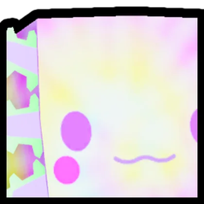 Huge Tiedye Axolotl artwork