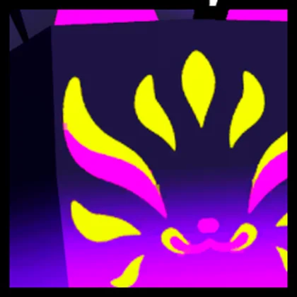 Huge UV Kitsune artwork