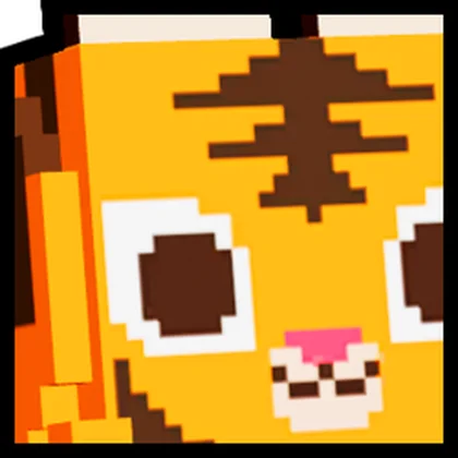 Huge Pixel Tiger artwork