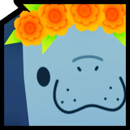 Huge Marigold Manatee artwork