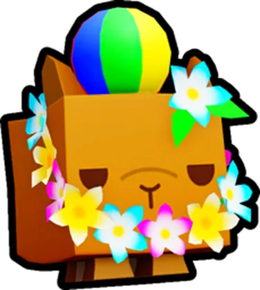Beach Ball Capybara artwork