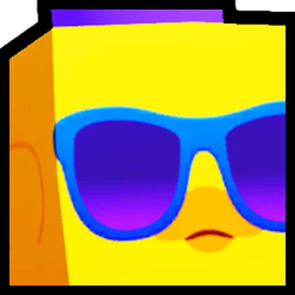 Huge Party Crown Ducky artwork