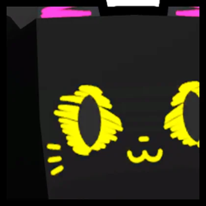 Huge Highlighter Cat artwork