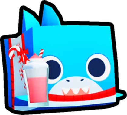 Candycane Shake Shark artwork