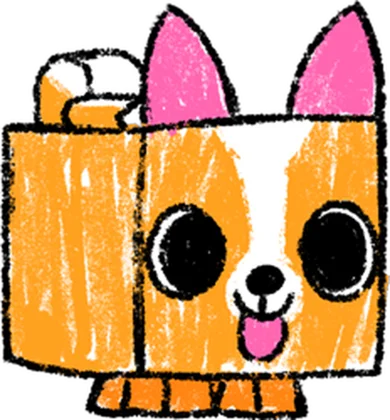 Sketch Corgi artwork