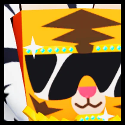 Huge Flex Tiger artwork