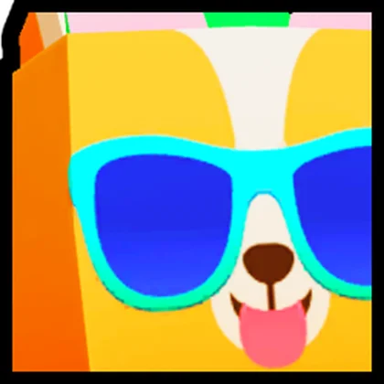 Huge Party Crown Corgi artwork