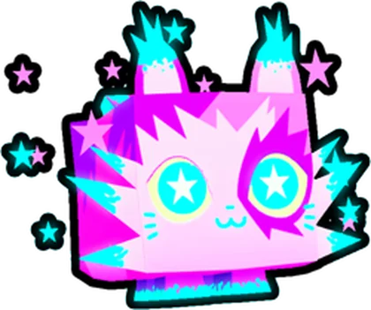 Neon Twilight Cat artwork