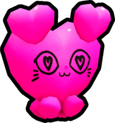 Heart Balloon Cat artwork