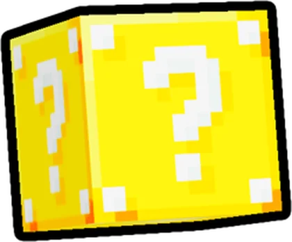 Yellow Lucky Block artwork