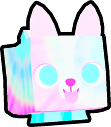 Tiedye Corgi artwork