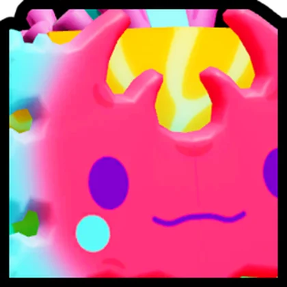 Huge Super Coral Axolotl artwork