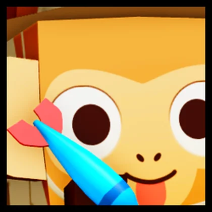 Huge Safari Monkey artwork