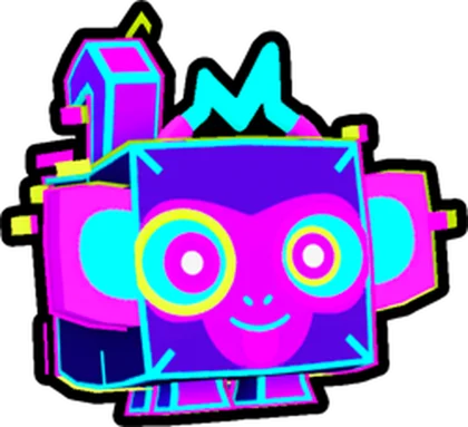 Holographic Monkey artwork
