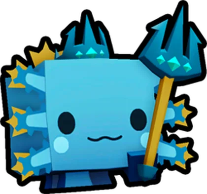 Poseidon Axolotl artwork
