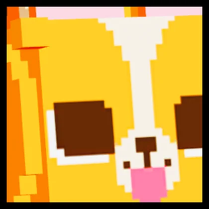 Huge Pixel Corgi artwork