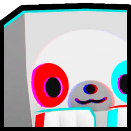 Huge Anaglyph Sloth artwork