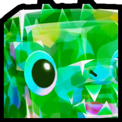 Huge Glass Crocodile artwork