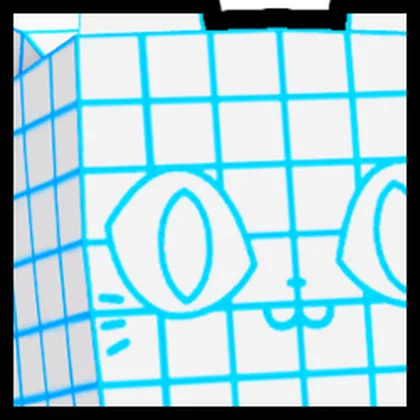 Huge Wireframe Cat artwork