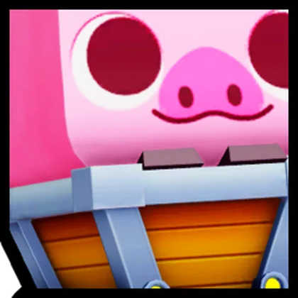 Huge Minecart Piggy artwork