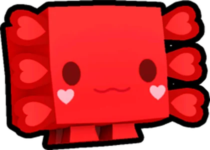 Valentine's Axolotl artwork
