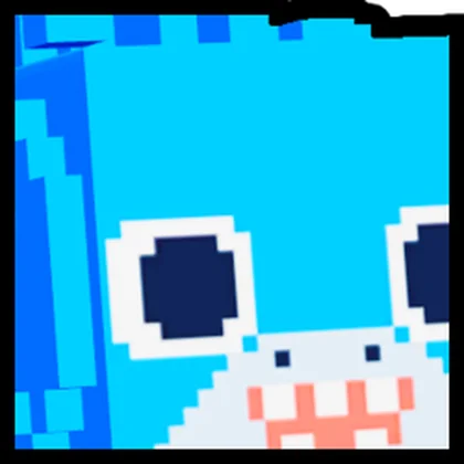 Huge Pixel Shark artwork