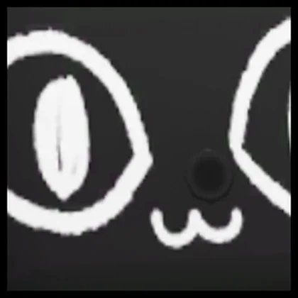Gargantuan Black Balloon Cat artwork