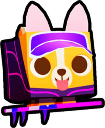 Surfboard Corgi artwork