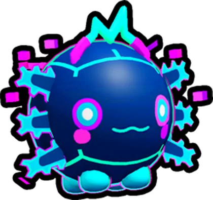 Holographic Axolotl Ball artwork