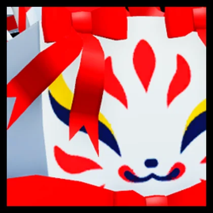Huge Candycane Kitsune artwork
