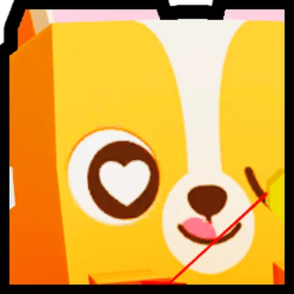 Huge Cupid Corgi artwork