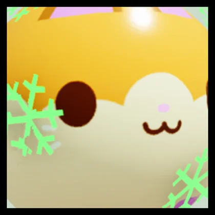 Huge Snow Globe Hamster artwork
