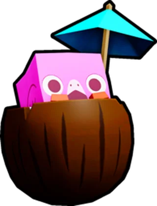Coconut Flamingo artwork